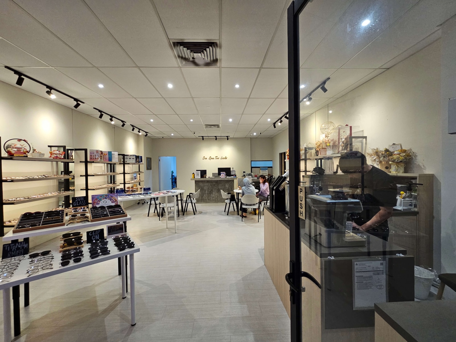 Luxury eyewear store